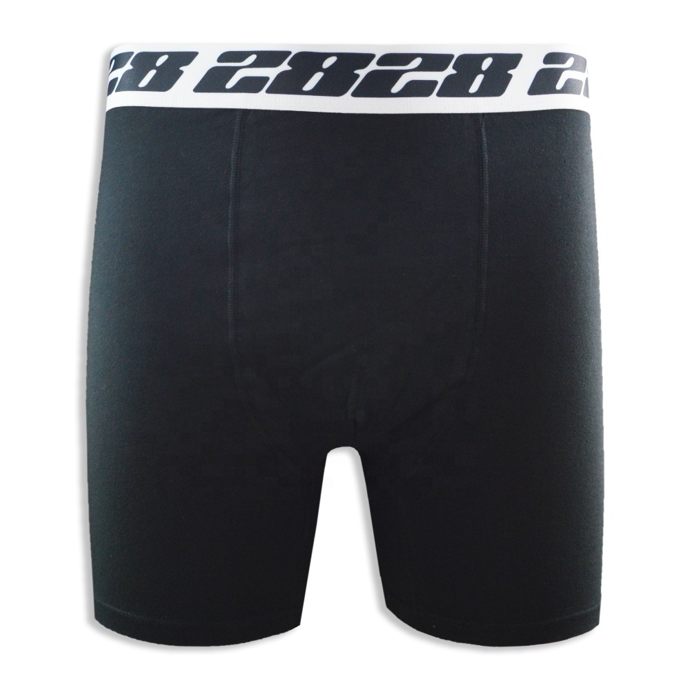 Wholesale Men Boxers Briefs Stretch Cotton Elastic Band Breathable Underwear Men Plus Size Boxers For Men