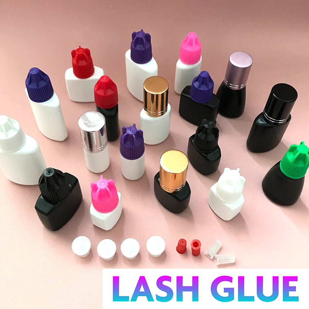 LashPlus best for sensitive eyes lash extension glue adhesive low fume custom logo fast drying lash glue