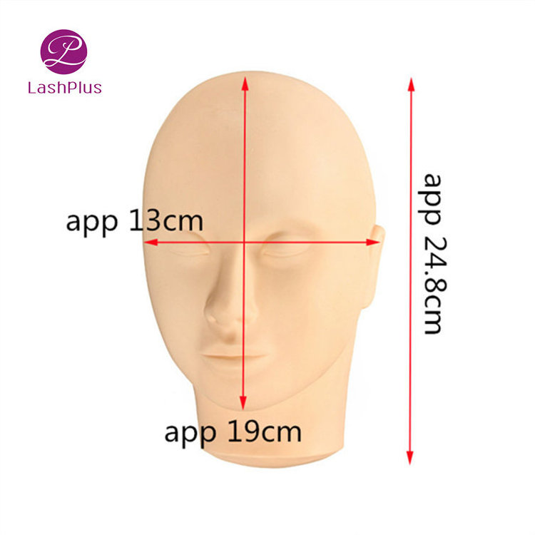 Wholesale training mannequin head afro head mannequin realistic lash training practice head Eyelash Extensions