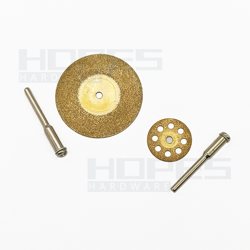 TiN Titanium coated 16-60mm 10pcs Mini Diamond disc circular grinding cutting saw blades electric tools