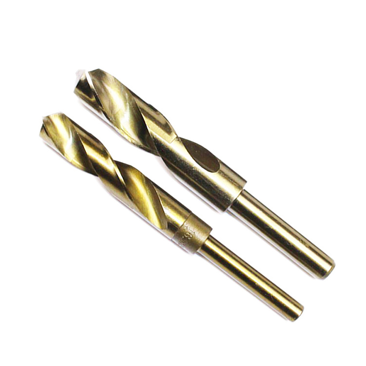 HSS M2 M35 Co Reduced shank Twist drill bits for drilling stainless carbon steel iron brass aluminum metal sheet tools