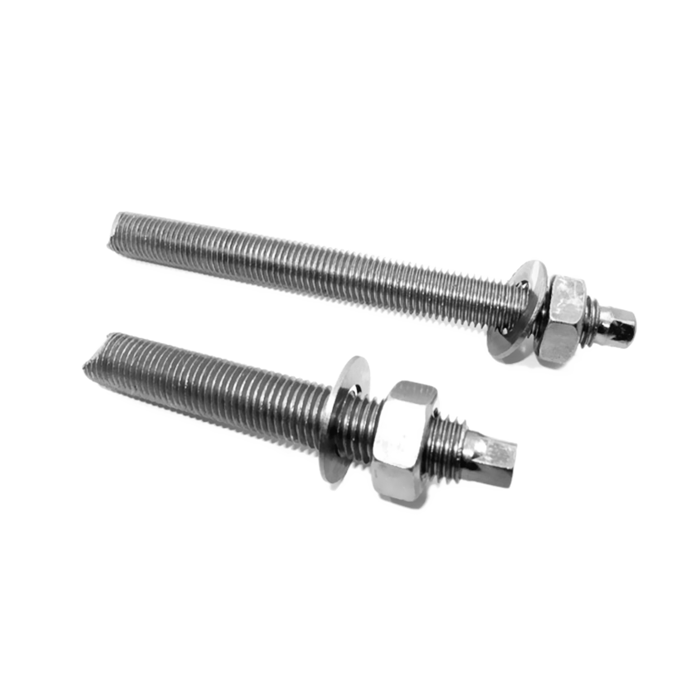 Stainless steel M12 M16 M20 M24 M30 M36 M42 M48 M56 M64 Chemical Anchor studs bolt SUS304 316 A2 A4 custom service