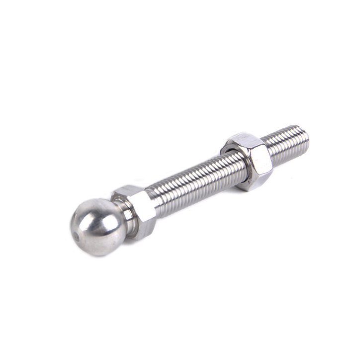 M6 M8 M10 M14 M12 M16 M20 leveling foot bolt with pivoting ball hex nut Stainless Carbon steel Zinc plated Nickel custom made