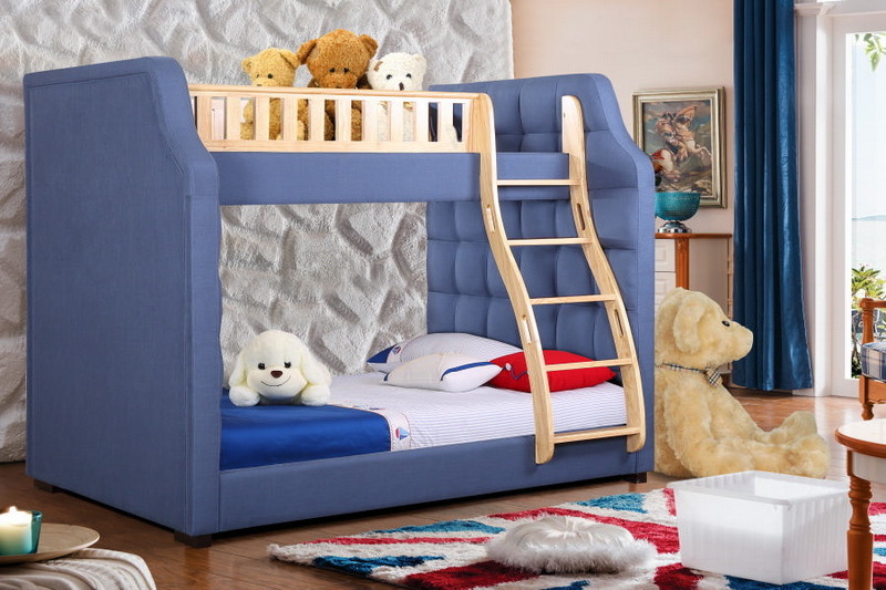 Modern bunk bed wooden children bedroom furniture set children bed design home bed