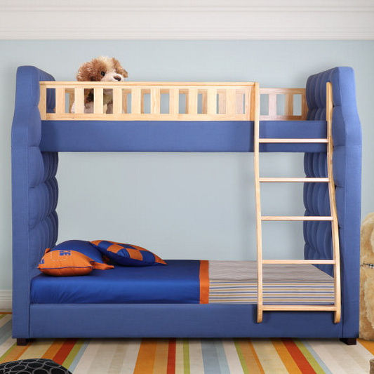 Modern bunk bed wooden children bedroom furniture set children bed design home bed