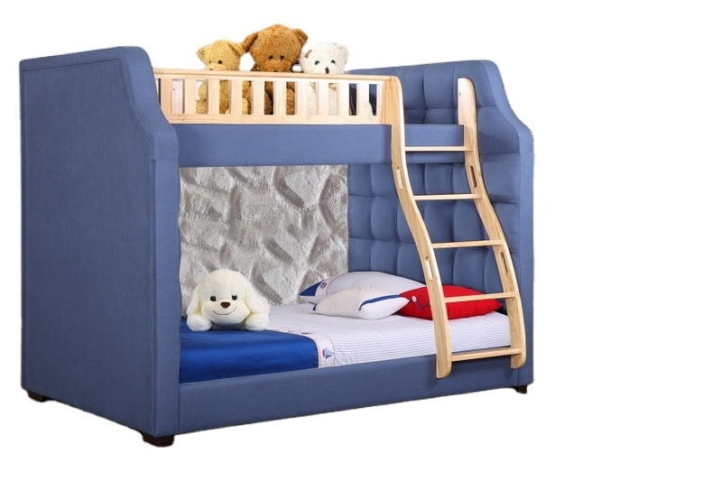 Modern bunk bed wooden children bedroom furniture set children bed design home bed