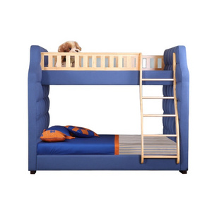 Modern bunk bed wooden children bedroom furniture set children bed design home bed