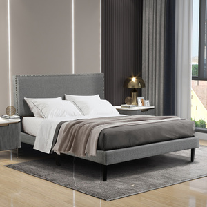 American warehouse Modern Bed Designs Luxury Unique Bedroom Sets King Size Soft Bed Frame for Bedroom