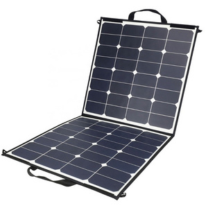 Shenzhen High Efficiency Sunpower Outdoor Portable 100W Foldable Solar Panel Carry Bag