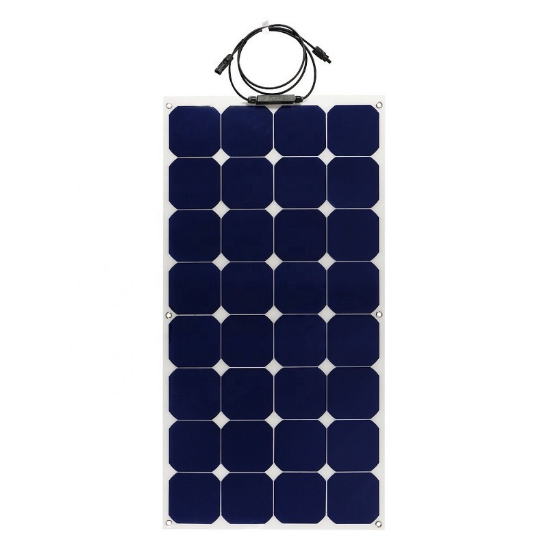 High Efficiency 100 Watt 12V Sunpower thin film flexible solar panel for multi-use like solar car boat led solar street light