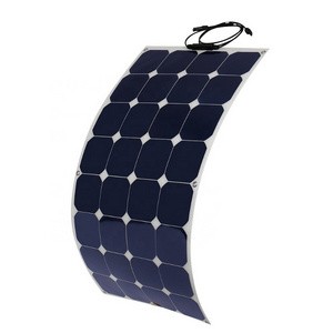 High Efficiency 100 Watt 12V Sunpower thin film flexible solar panel for multi-use like solar car boat led solar street light