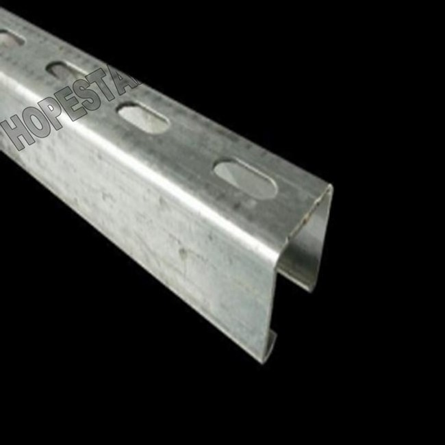 Hot Dip Galvanized Steel Slotted Strut Channel( C Channel, Unistrut, UniStrut Channel)