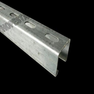 Hot Dip Galvanized Steel Slotted Strut Channel( C Channel, Unistrut, UniStrut Channel)