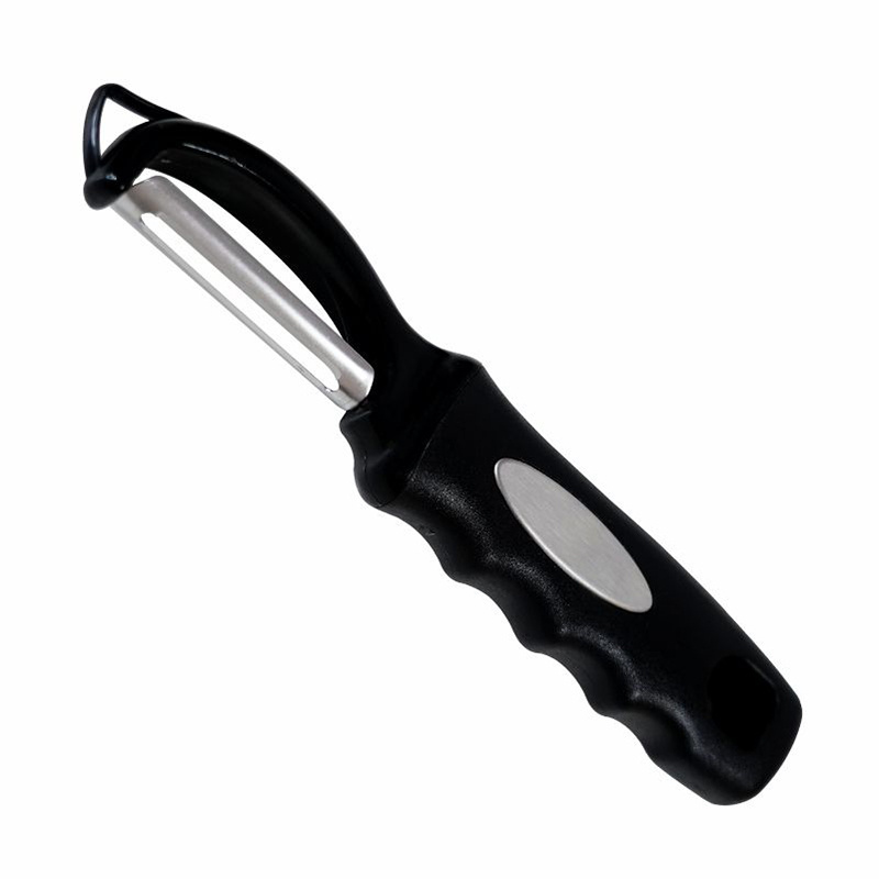 Hot Selling  Stainless Steel Blades Swivel Fruit Vegetable Peeler with Soft Handle