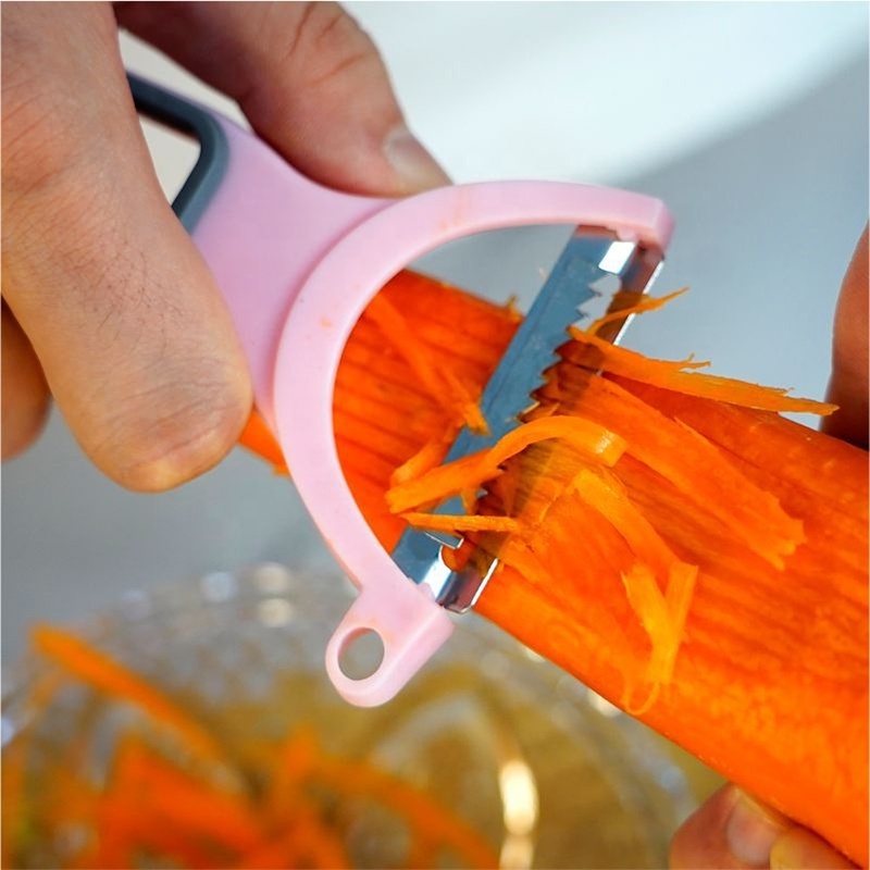 Kitchen Tools Gadgets Stainless Steel  3 in 1 Vegetable Peeler Set Sharp Vegetable And Fruit Peeler