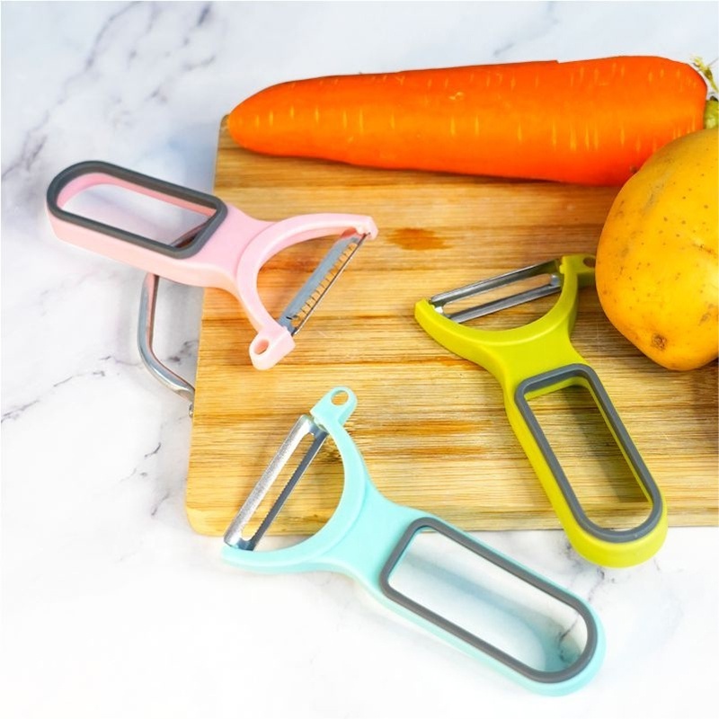 Kitchen Tools Gadgets Stainless Steel  3 in 1 Vegetable Peeler Set Sharp Vegetable And Fruit Peeler