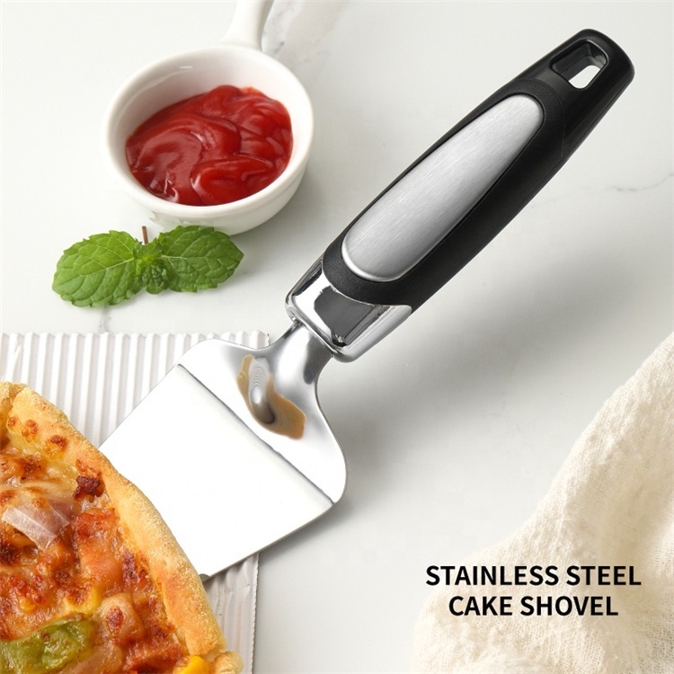 Kitchen Accessories Stainless Steel Pizza Shovel Baking Tool Pizza Cutter Shovel