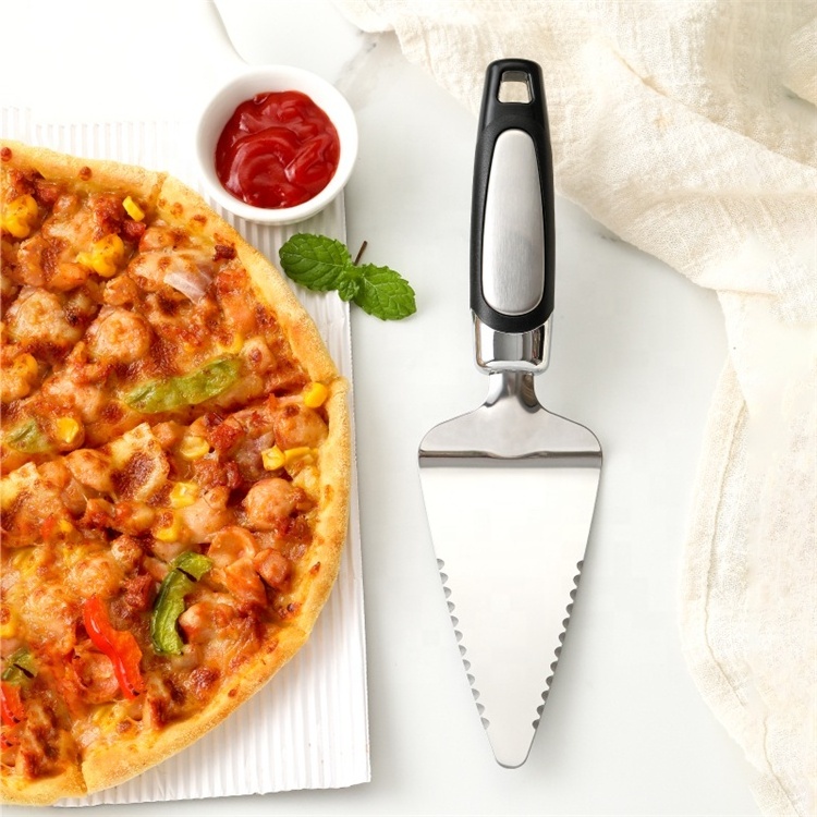 Kitchen Accessories Stainless Steel Pizza Shovel Baking Tool Pizza Cutter Shovel