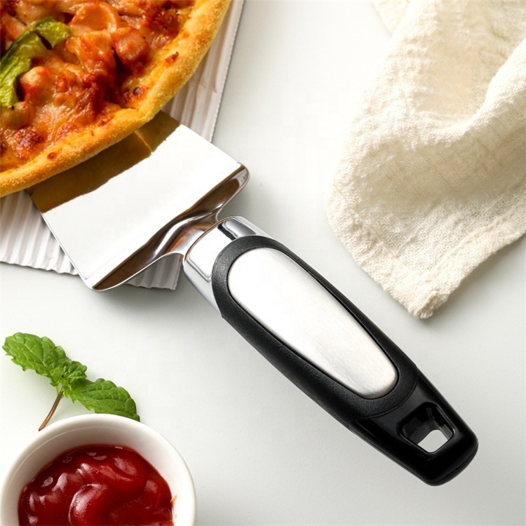 Kitchen Accessories Stainless Steel Pizza Shovel Baking Tool Pizza Cutter Shovel