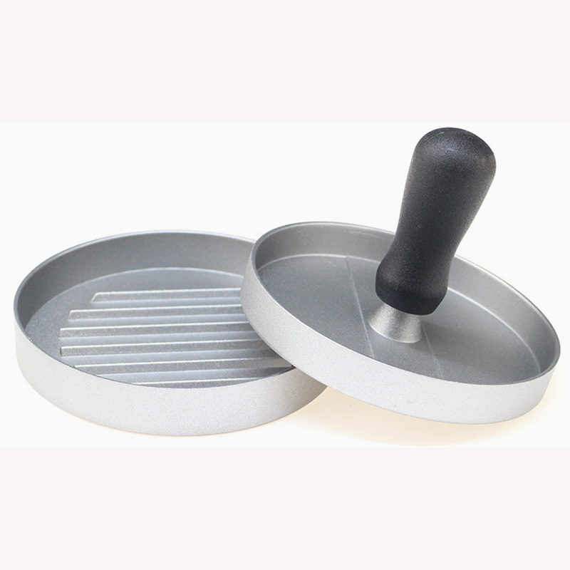 High Quality Kitchen Gadgets Stainless Steel Meat Pie Maker Manual Patty Press Burger Mold