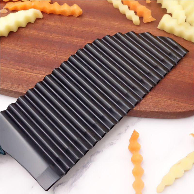 Top Seller Serrator Salad Chopping Knife And Wavy Crinkle Cutter Cutting Tool French Fry Slicer