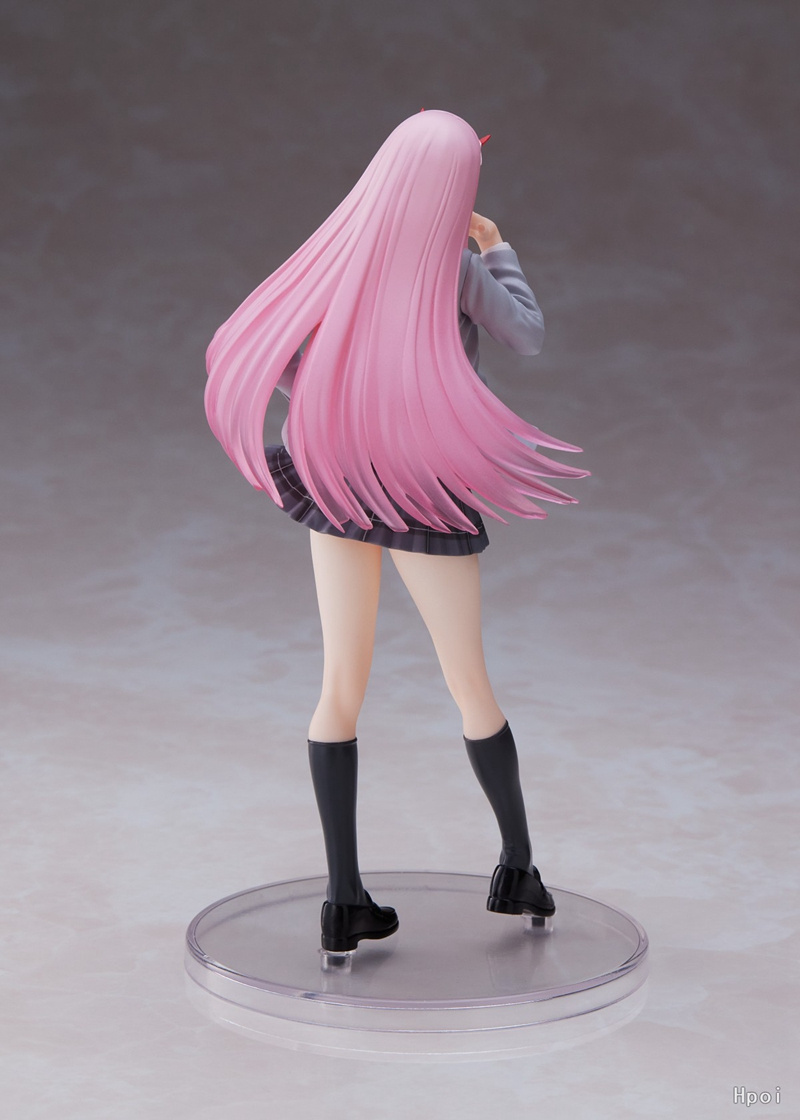 18cm DARLING in the FRANXX Anime Figure Zero Two Action Figure Uniforms Sexy Gril Figurine PVC Adult Collection Model Doll Toys