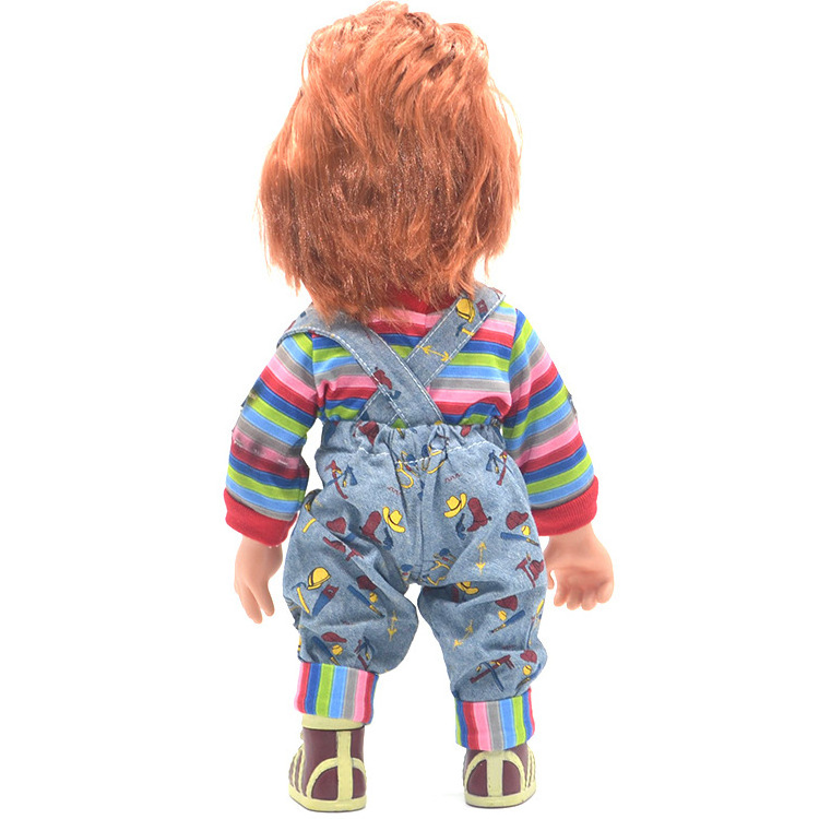 Custom New Style chucky doll Toys Horror Movie Sculpture Resin Craft Horror Doll toy Halloween Scary Halloween Decorations