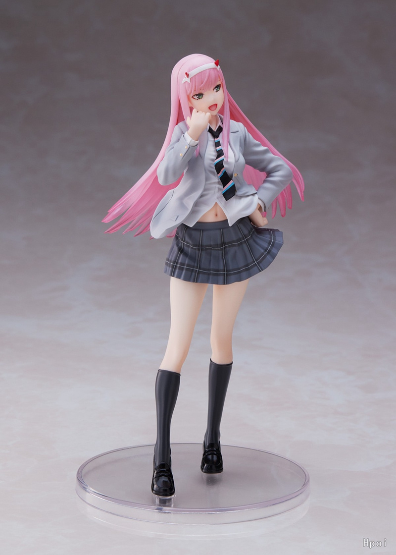 18cm DARLING in the FRANXX Anime Figure Zero Two Action Figure Uniforms Sexy Gril Figurine PVC Adult Collection Model Doll Toys