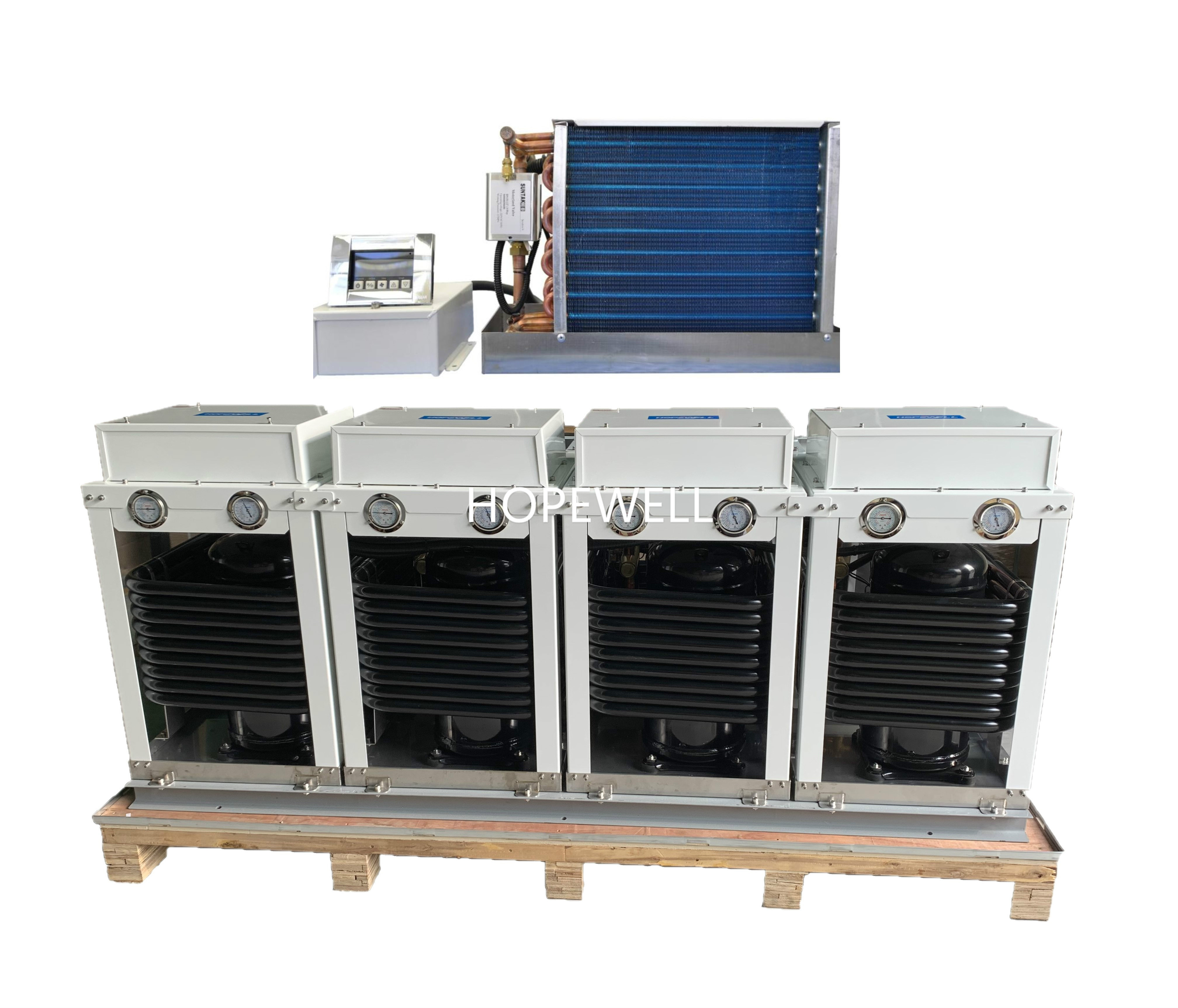 100 ton marine water chiller  industrial chiller center air conditioner with big capacity 1200000Btu/258KW