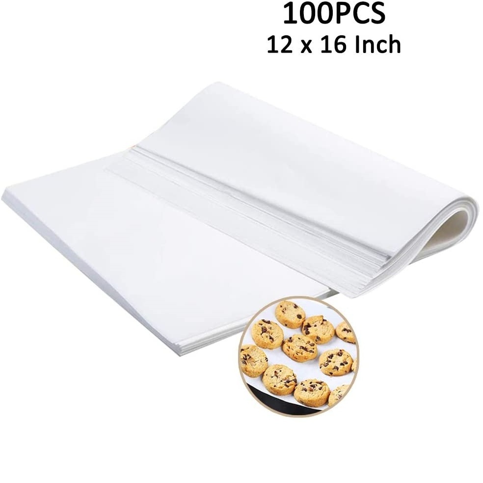 Wholesale Food Safe Grade Burger Paper Greaseproof Wrapping Coated Paper