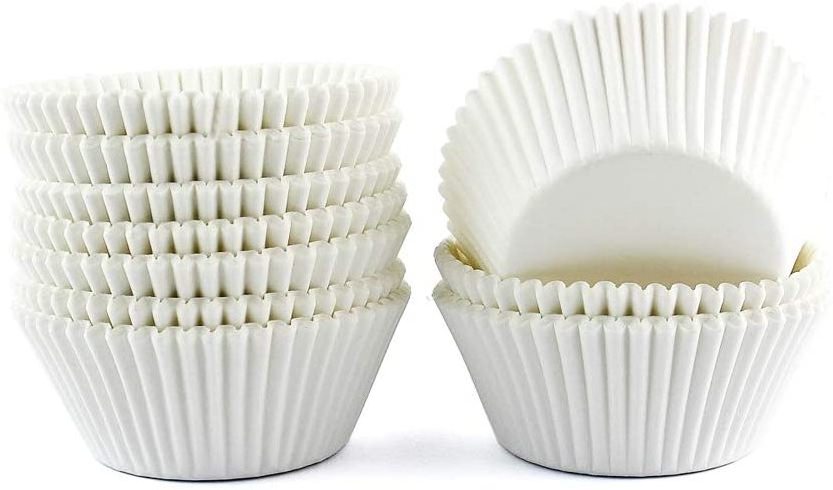 Manufacture White Paper Cake Cups Disposable Paper Cupcake Greaseproof Cake Mold High Temperature Resistance Paper Cupcake Liner