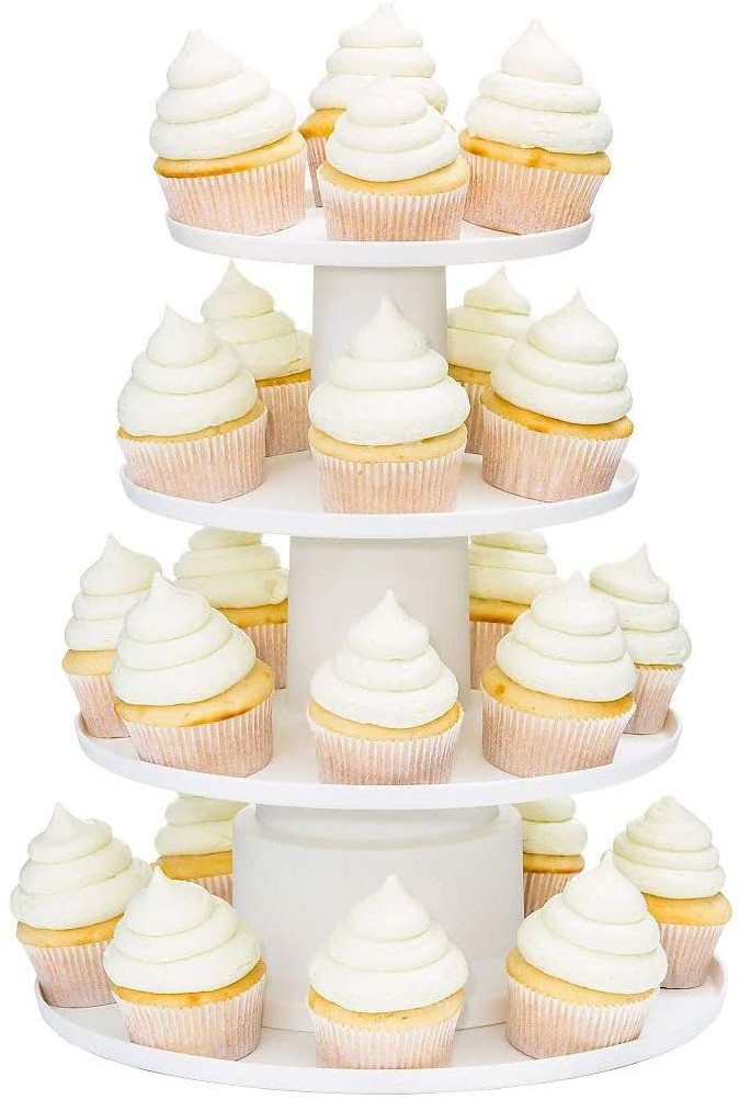 Factory Direct-sale Grease Proof Disposable Cake Cups  White Color On Stock Paper Baking Cup cake molds