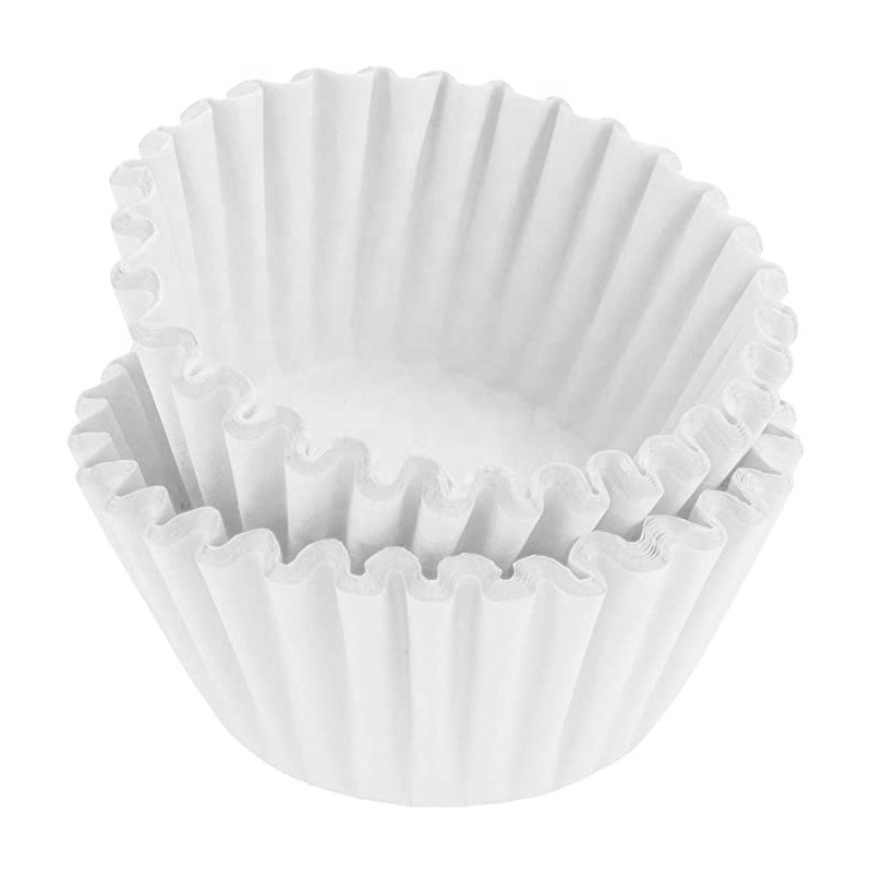 Disposable White Basket Coffee Filters Paper Sheets, for Home Commercial Dripper Pour Over and Drip Coffee Makers