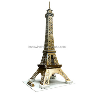 Colorful Security Fun 3D Puzzle Eiffel Tower Education Toy Made in China Other Educational Toys