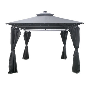 3x3x2.7M New Design Outdoor Double Topped Gazebo Round Outdoor Patio Canopy Party Gazebo