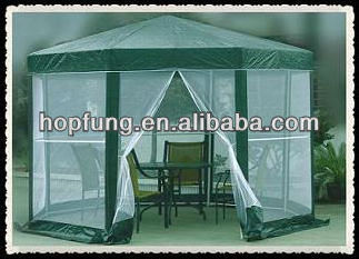 dia3.5m octagonal gazebo(screen house,PE PAVILLON)