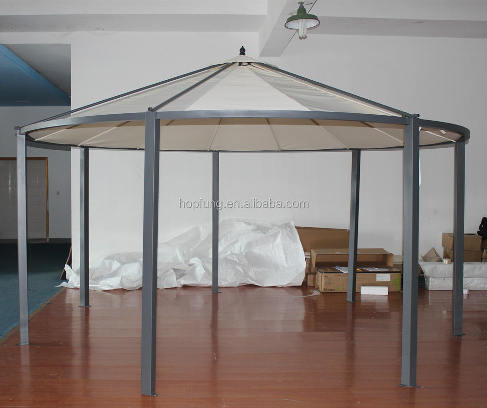 dia4.5*2.85m garden outdoor steel round metal gazebo