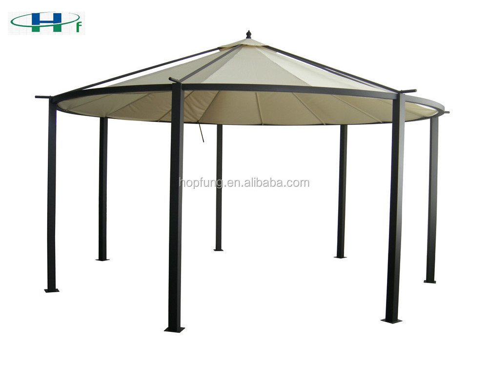 dia4.5*2.85m garden outdoor steel round metal gazebo