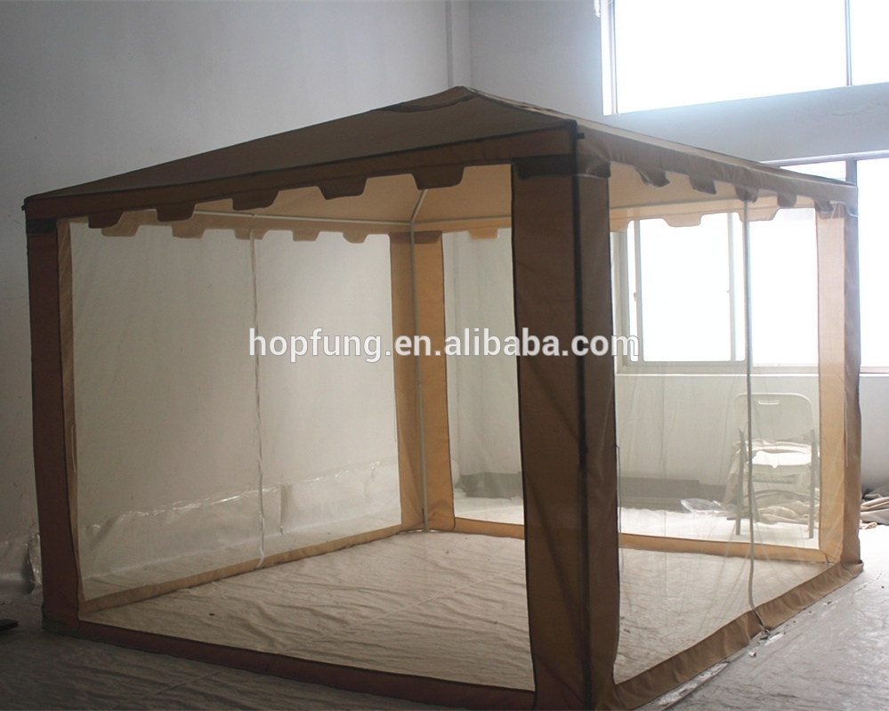 polyester canopy gazebo with mosquito net