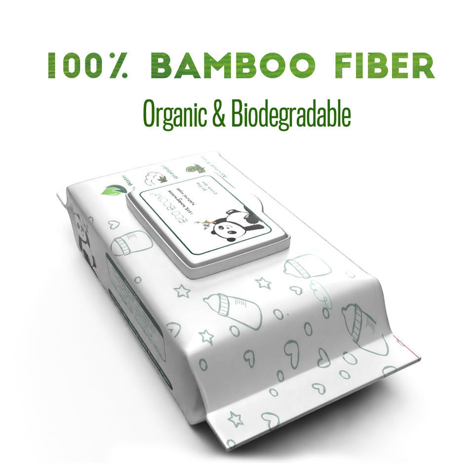 OEM Disposable Bamboo Natrual Organic Cleaning Wipes Tender Baby Wet Wipes Household Wipes