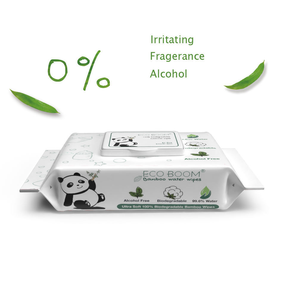 OEM Disposable Bamboo Natrual Organic Cleaning Wipes Tender Baby Wet Wipes Household Wipes