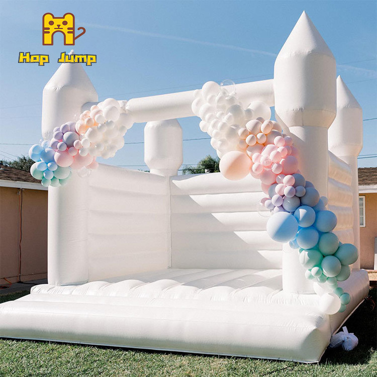 Commercial white bounce house adults wedding moonwalk bounce house toddler white bounce house for sale