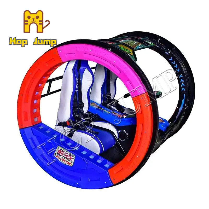 Outdoor 360 Degree Rotation electric happy swing Control Rolling Car Carnival Amusement Park Rides Happy 360 Rolling Car rides