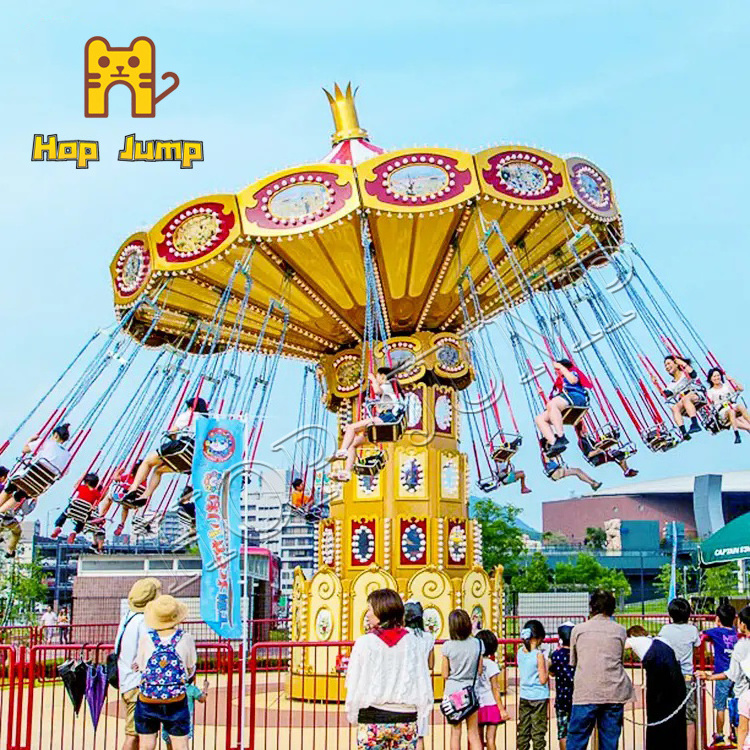 Amusement park rides  Chairoplane Fairground Chair O Plane Chain The Swing Carousel Big Flying Chair Ride At Fair For Sale