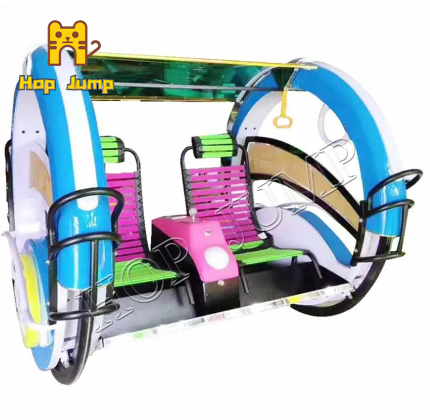 Kids And Adult Shopping Mall Amusement Park Rides Happy Rotating Swing Car Electrical Battery Le Bar Car for shopping mall