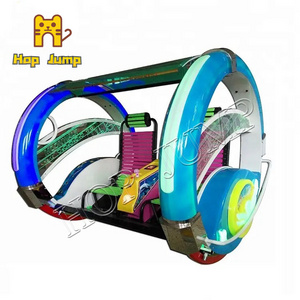 Kids And Adult Shopping Mall Amusement Park Rides Happy Rotating Swing Car Electrical Battery Le Bar Car for shopping mall