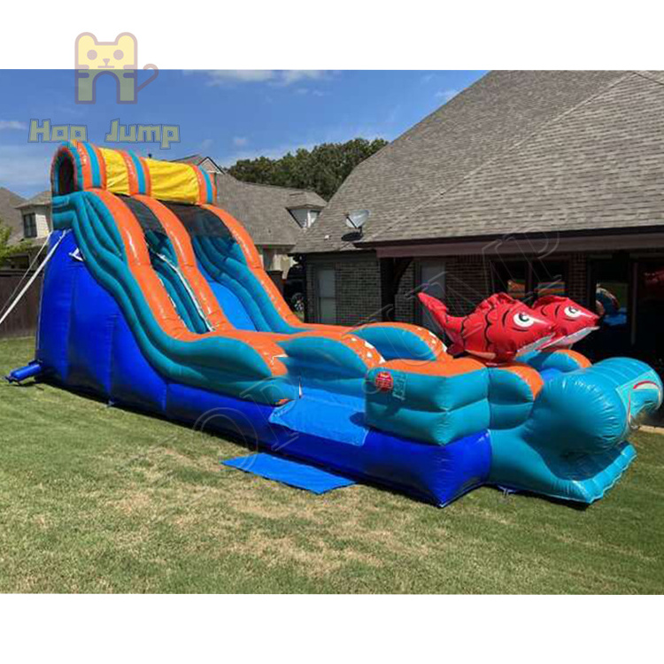 Big Kahuna Waterslide pool commercial inflatable water slide for kid big cheap bounce house jumper bouncy jump castle bouncer