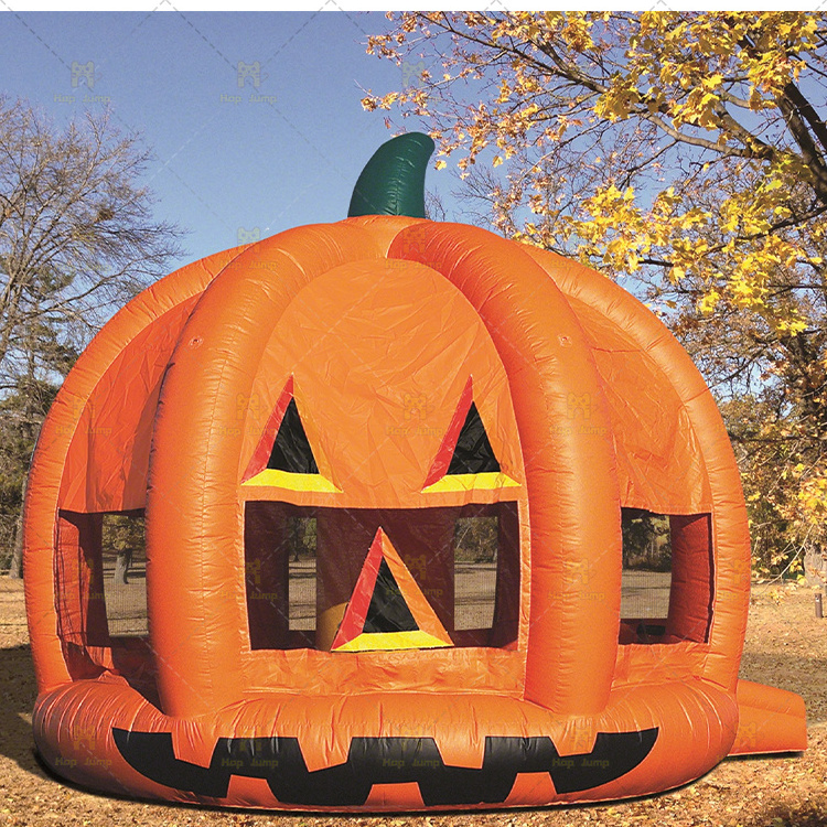 hot sale 2023 halloween pumpkin bounce house inflatable Halloween  bouncy castle for sale