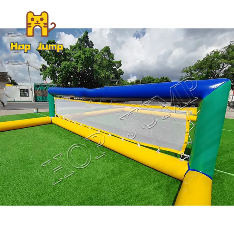 Large Pool Inflatable Volleyball Field  Inflatable Water Volleyball Court Inflatable Tennis Court for Sport Games