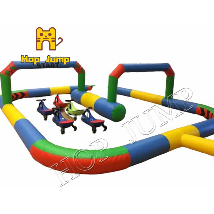 New design kids race track hot sale race track Inflatable Race Track for sale